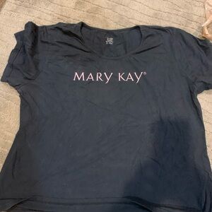 Mary Kay Black Tee with Pink Logo 2xl